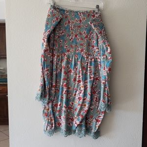 Off the shoulder floral dress